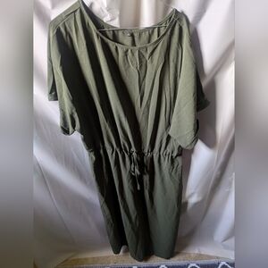 Stylish Olive Green Dress